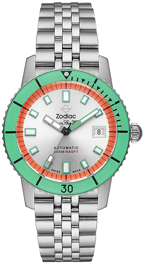 Zodiac Sea Wolf ZO9269 40mm Stainless steel Silver