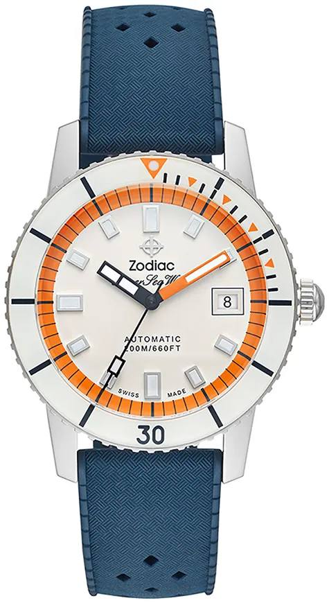 Zodiac Sea Wolf ZO9270 40mm Stainless steel White