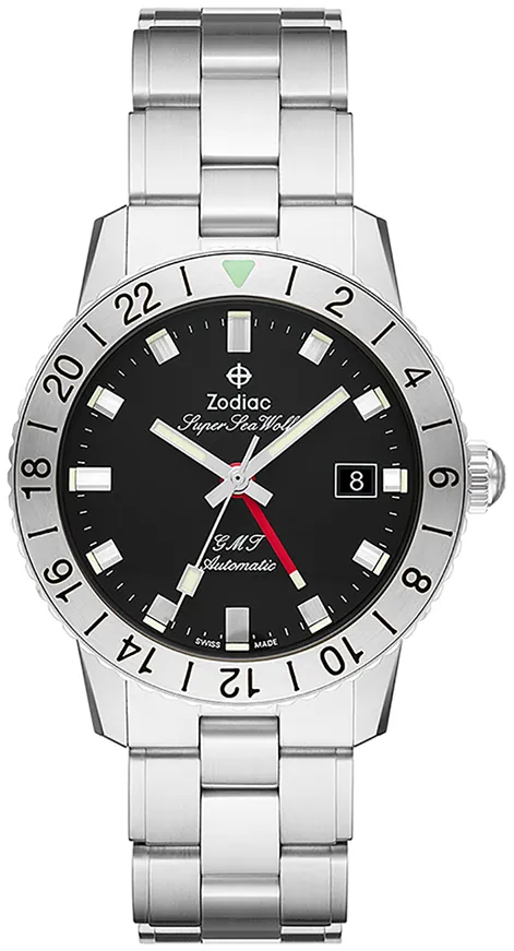 Zodiac Sea Wolf ZO9405 40mm Stainless steel Black