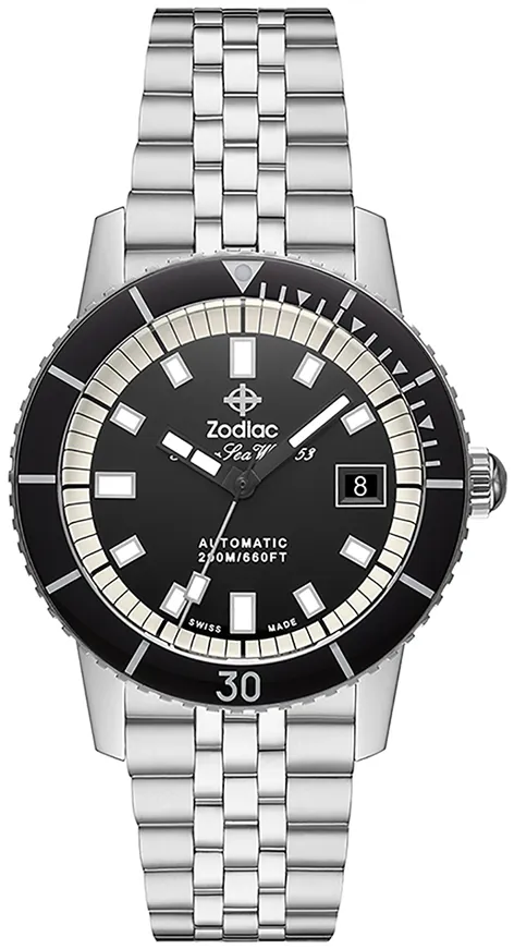 Zodiac Sea Wolf ZO9286 40mm Stainless steel Black