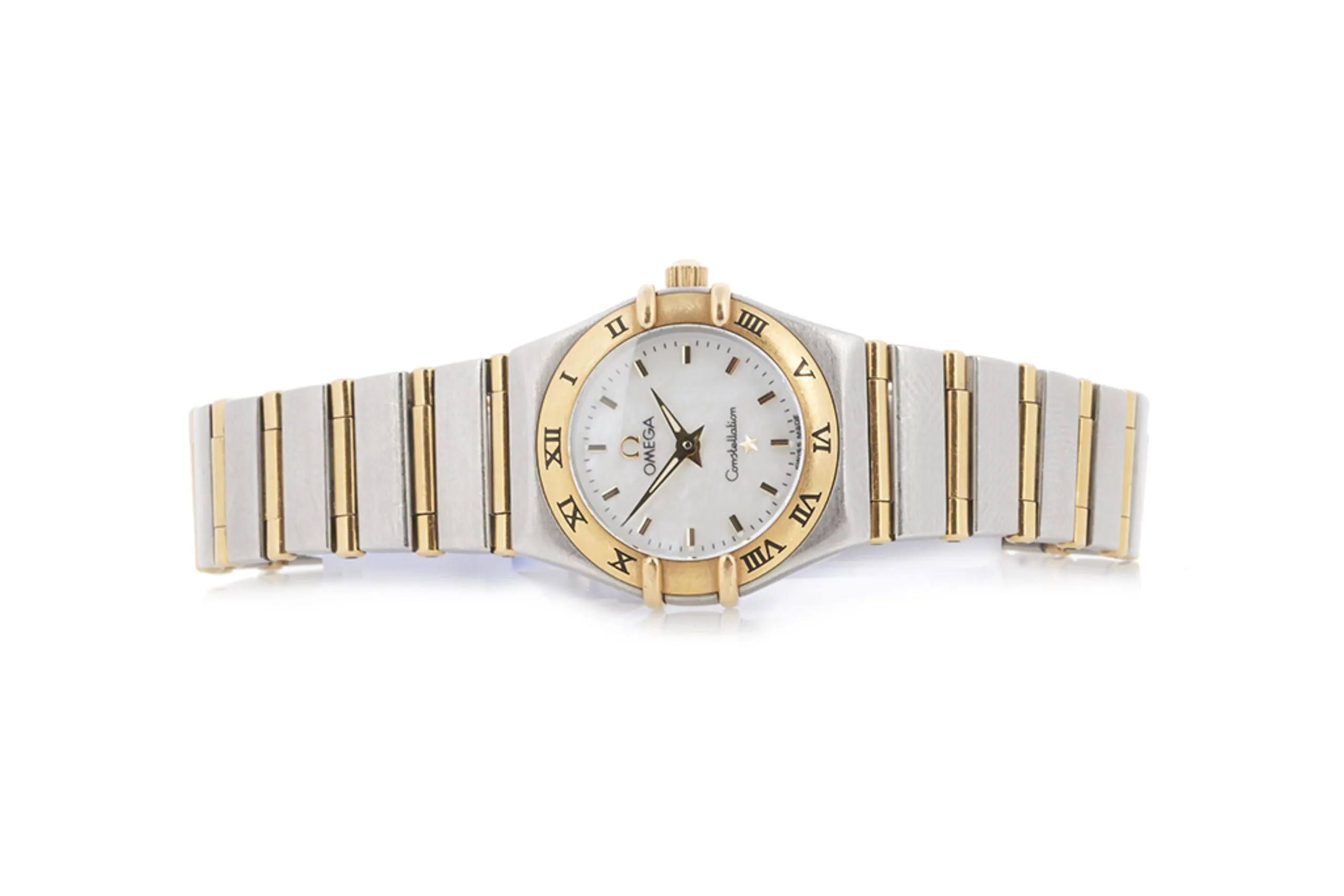 Omega Constellation 22mm Yellow gold and Stainless steel Mother-of-pearl 2