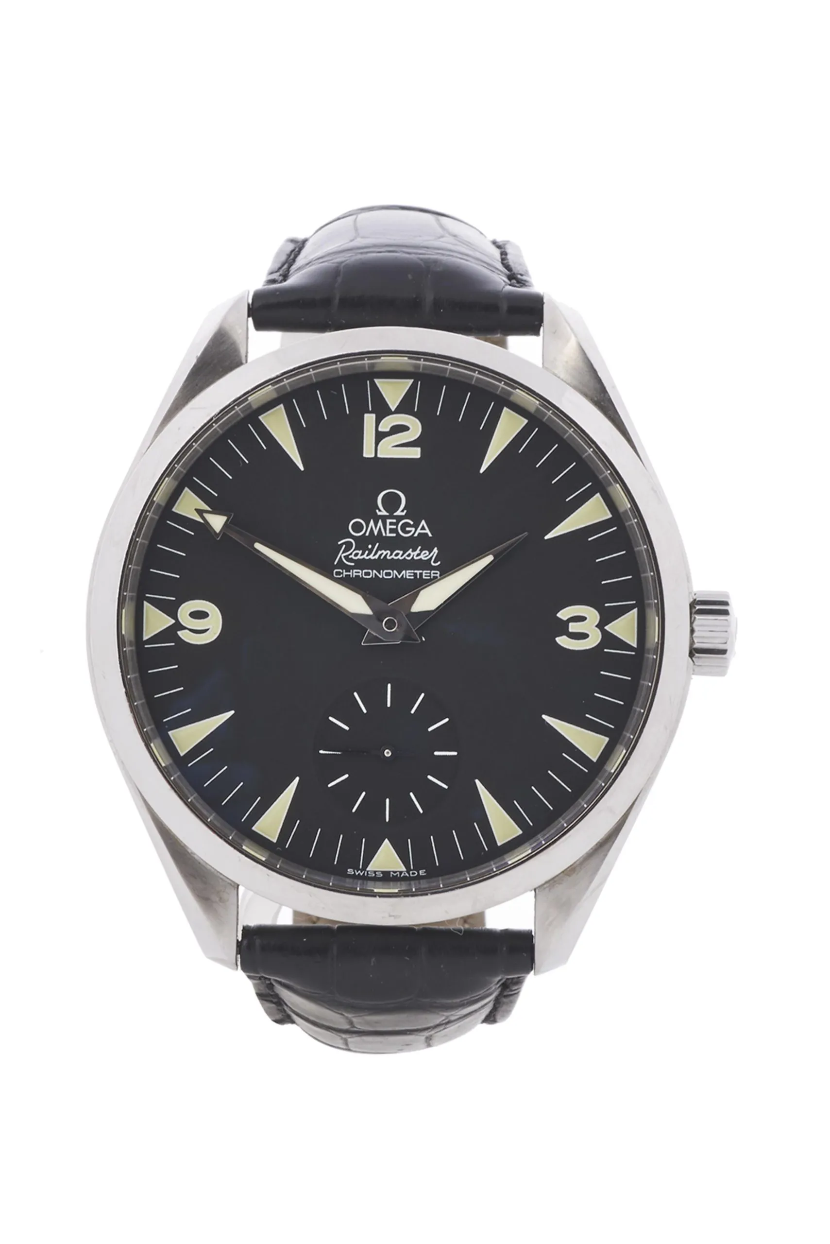 Omega Railmaster 2806.52.37 49mm Stainless steel Black