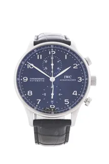 IWC Portugieser IW371438 Stainless steel Black