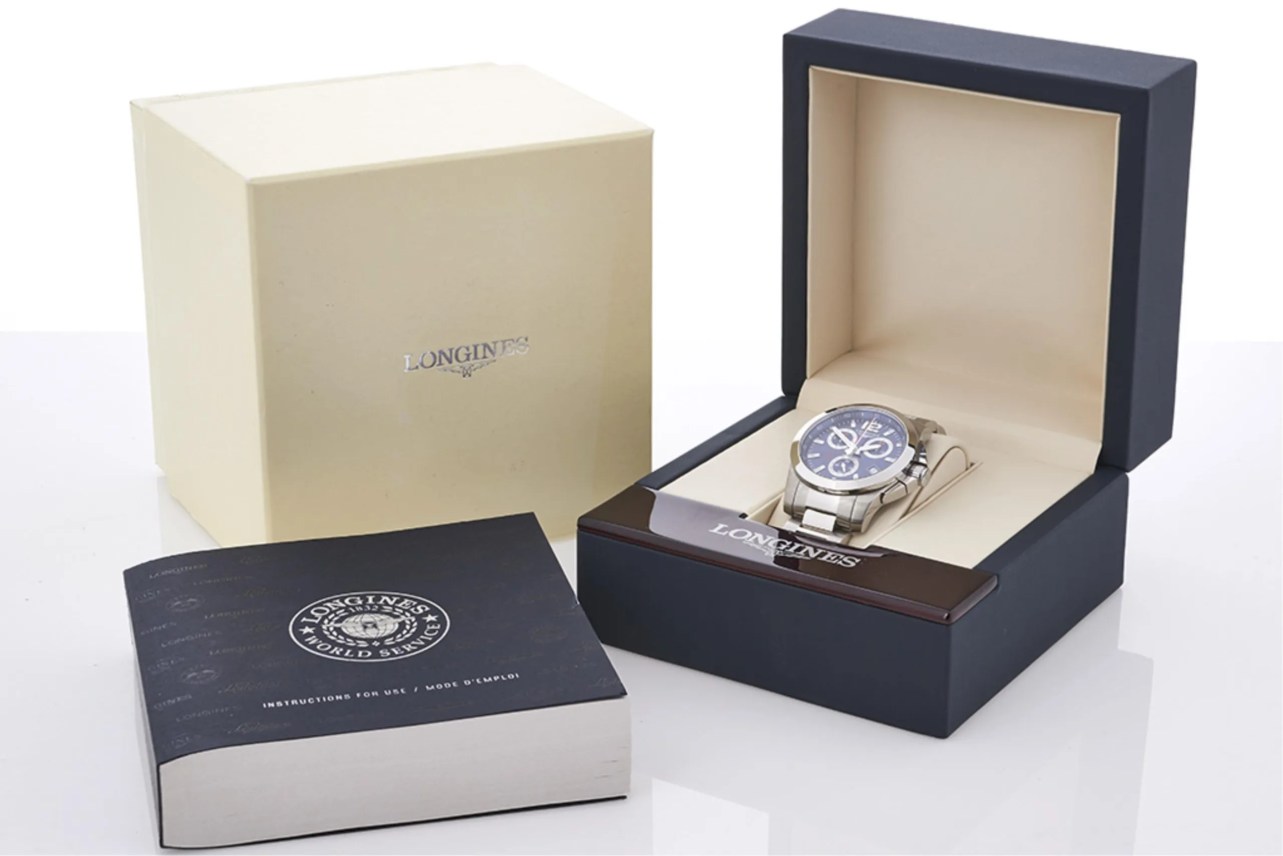 Longines Conquest L3.700.4.96.6 41mm Stainless steel Blue 3