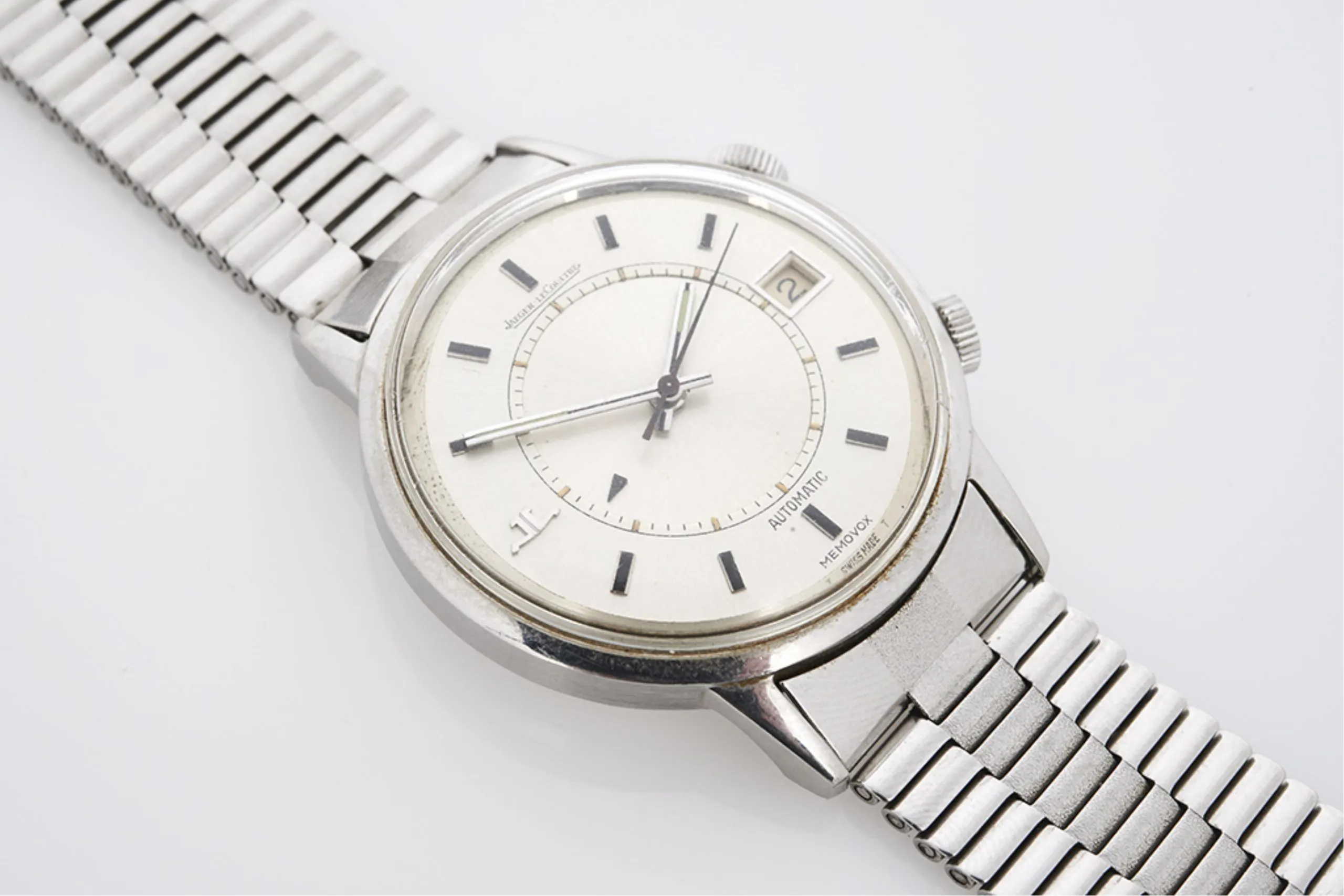 Jaeger-LeCoultre Memovox E875 37mm Stainless steel Silver 1