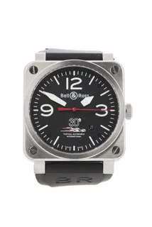 Bell & Ross BR03-92-S-26190 Stainless steel Black