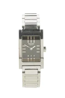 Hermès Tandem Stainless steel Black