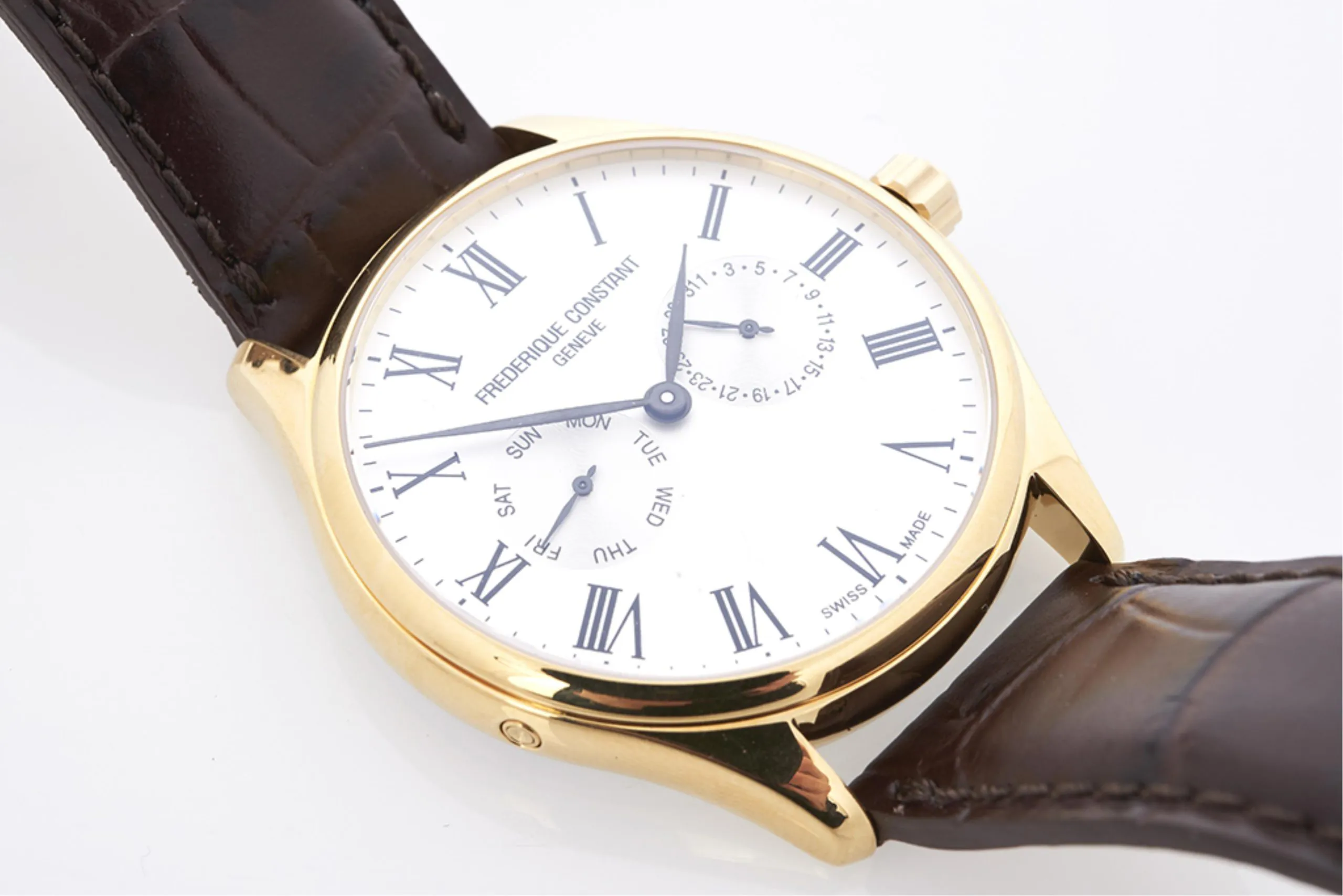 Frédérique Constant FC-259WR5B5 39mm Stainless steel and Gold-plated Silver 2