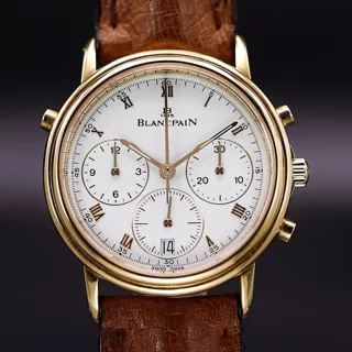 Blancpain Villeret 1186-1418-55 Yellow gold White