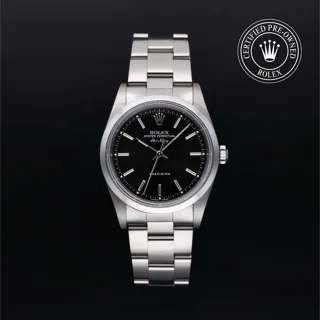 Rolex Oyster Perpetual 34 14000M-0009 Oystersteel Black