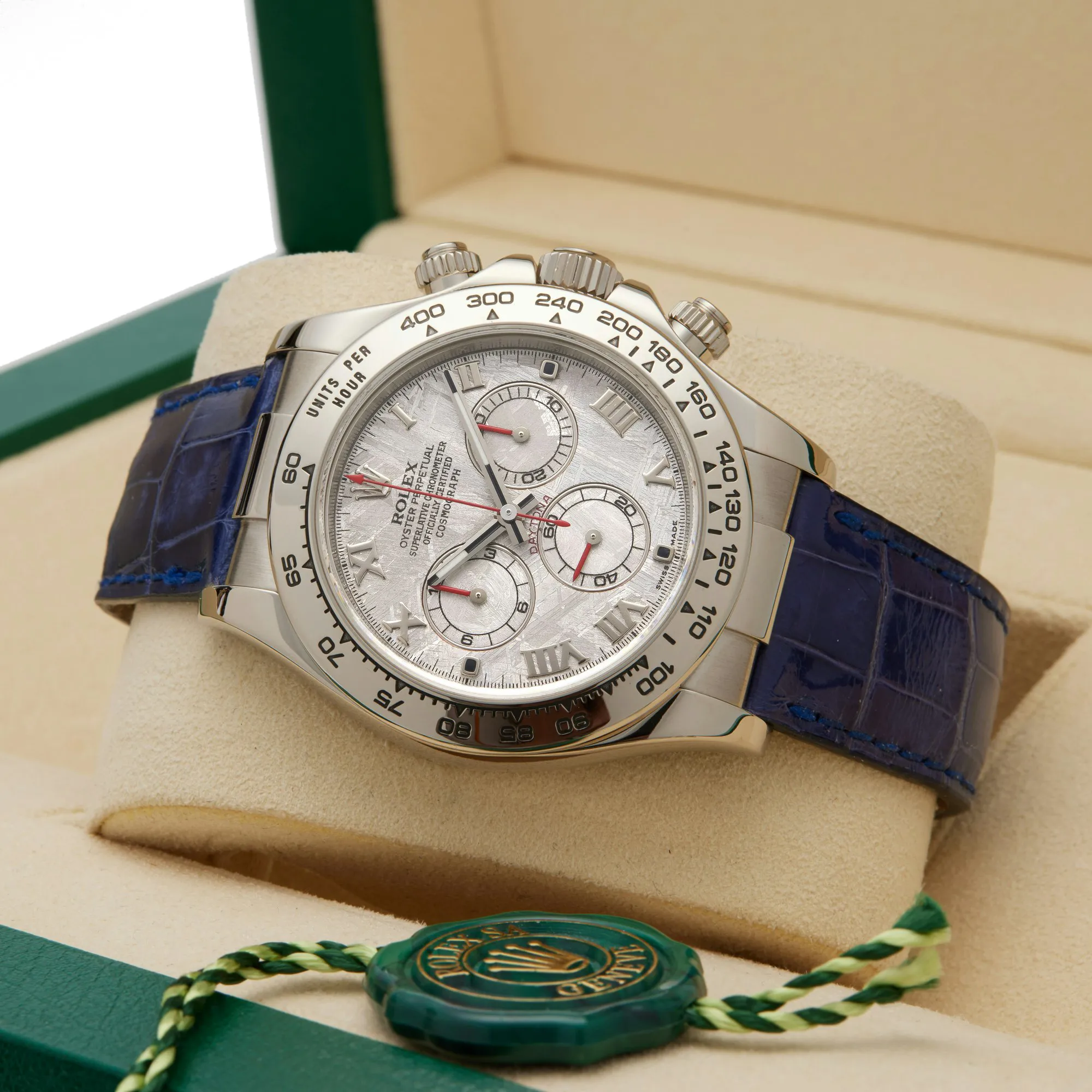 Rolex Daytona 116519 40mm White gold Meteorite 14