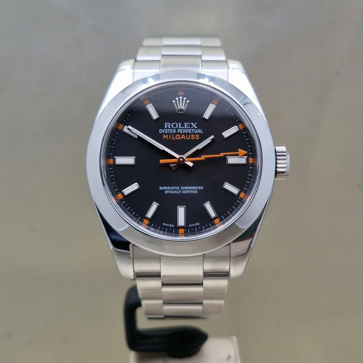 Rolex Milgauss 116400 40mm ACCIAIO NERO