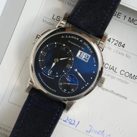 A. Lange & Söhne Lange 1 192.029 38.5mm White gold Black