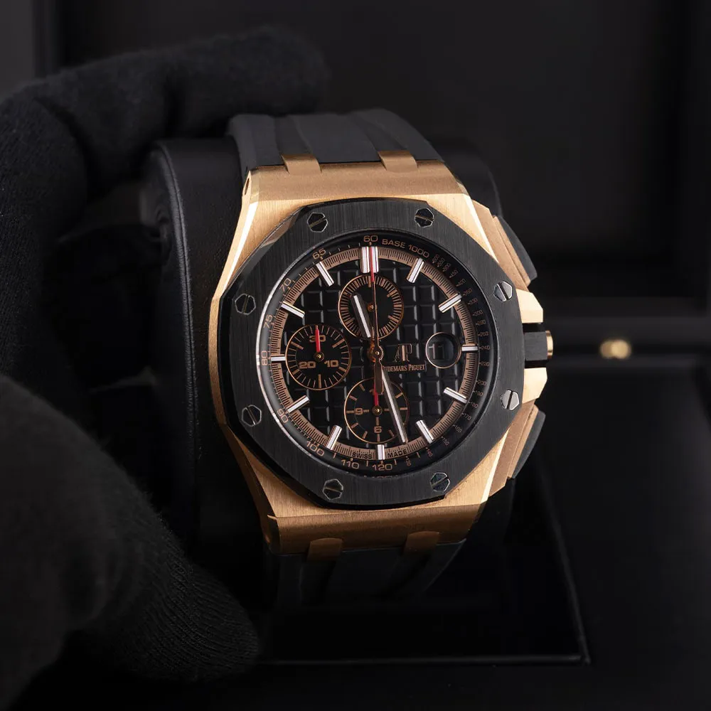 Audemars Piguet Royal Oak Offshore 26401RO.OO.A002CA.02 44mm Rose gold Black