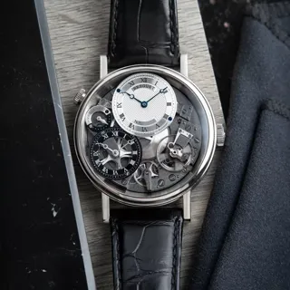 Breguet Tradition 7067bb/g1/9w6 White gold Silver and Gray