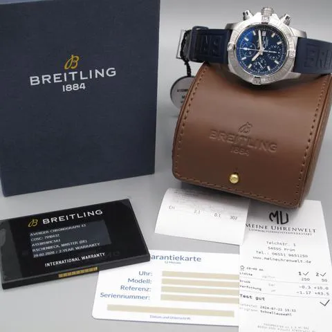 Breitling Avenger A13385101C1X1 43mm Stainless steel Blue 8