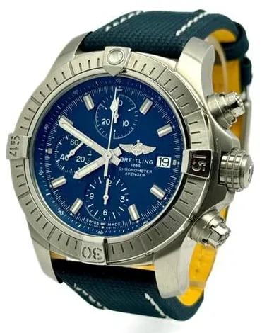 Breitling Avenger A13385101C1X1 43mm Stainless steel Blue