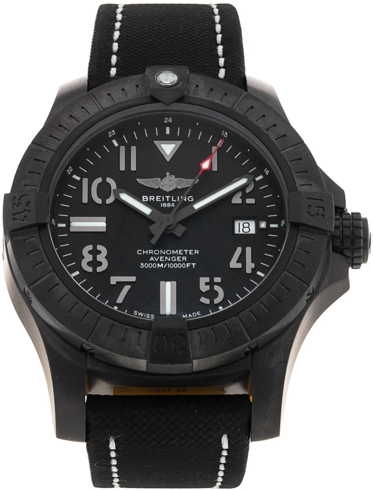 Breitling Avenger V17319 45mm Titanium Black Arabic