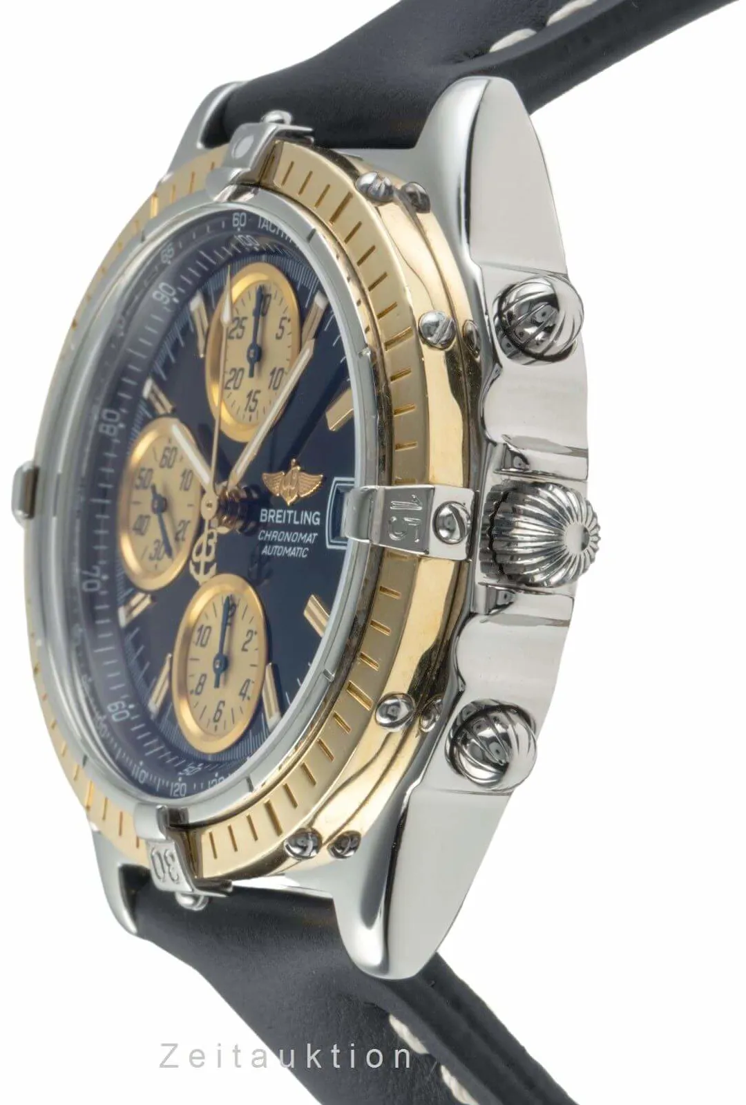 Breitling Chronomat D13050.1 39mm Yellow gold and Stainless steel Black 5