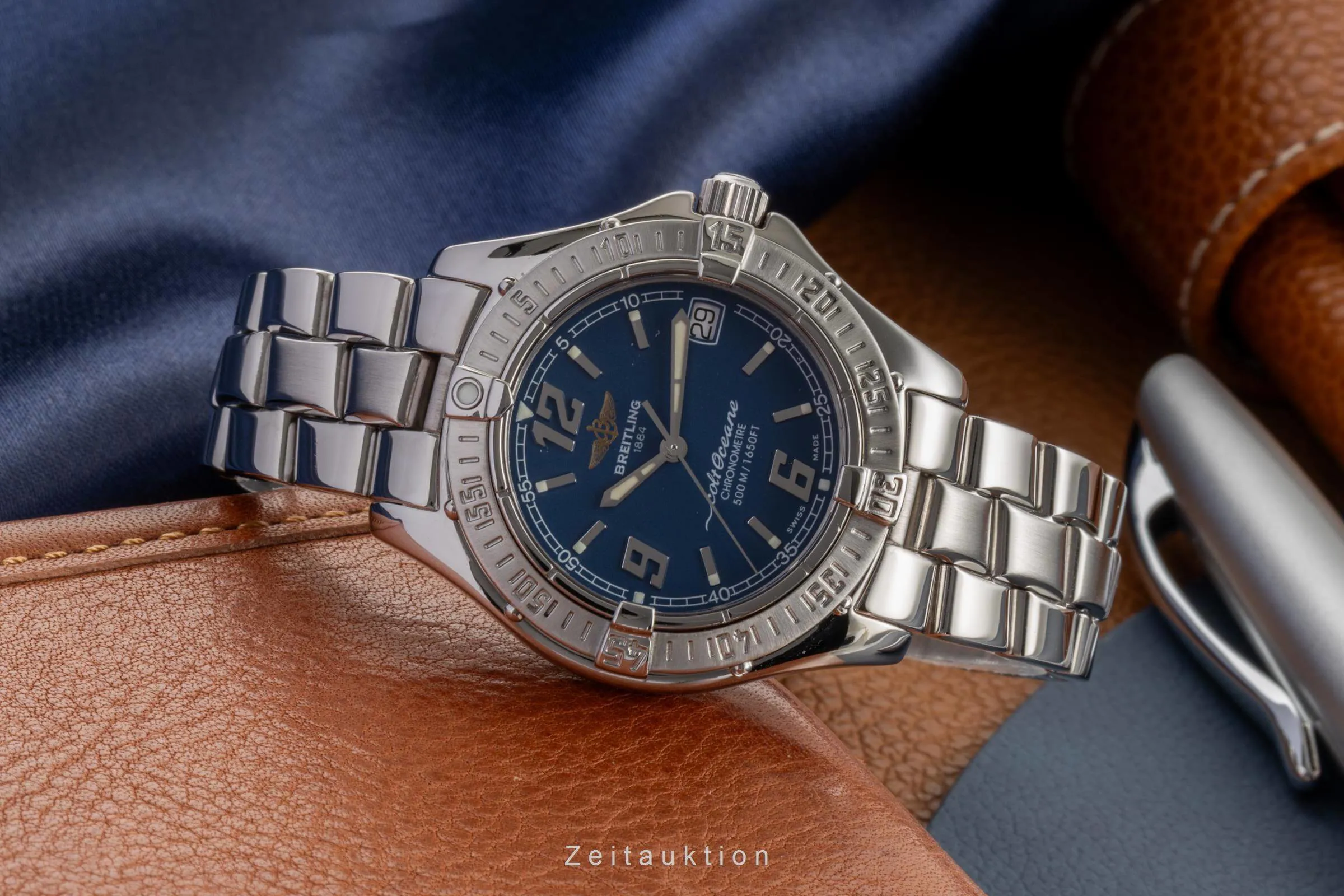 Breitling Colt A57350 33mm Stainless steel Blue 1