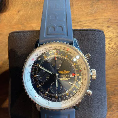 Breitling Navitimer A24322 46mm Stainless steel Blue 6