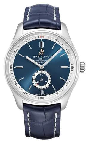 Breitling Premier A37340351C1P1 40mm Stainless steel Blue 7