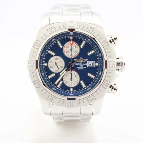 Breitling Super Avenger II A1337111/C871-168A 48mm Stainless steel Blue 2