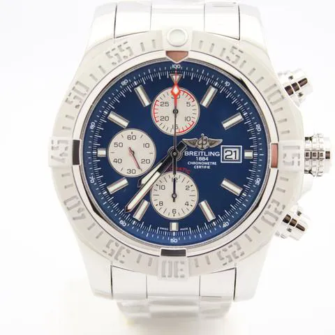 Breitling Super Avenger II A1337111/C871-168A 48mm Stainless steel Blue 3