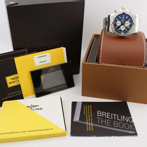 Breitling Super Avenger II A1337111/C871-168A 48mm Stainless steel Blue 11