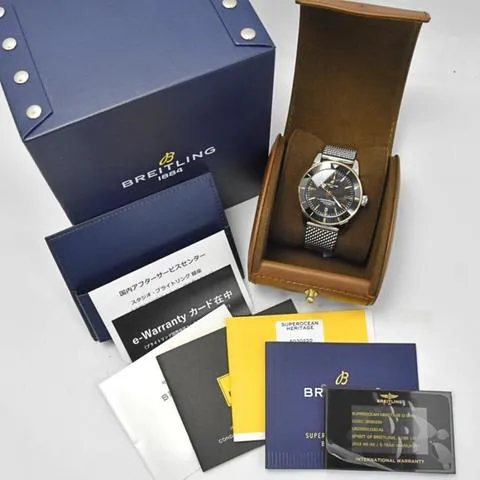 Breitling Superocean Heritage UB2010 44mm Yellow gold and Stainless steel Black 8