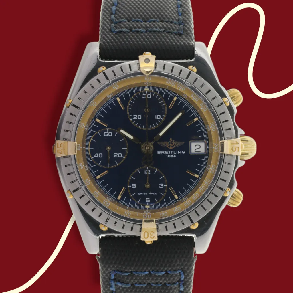 Breitling Chronomat B13047 39mm Yellow gold and Stainless steel