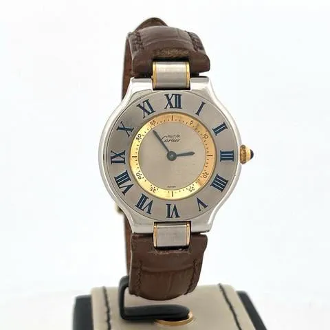 Cartier 21 Must de Cartier 1330 31mm Yellow gold and Stainless steel Silver 8