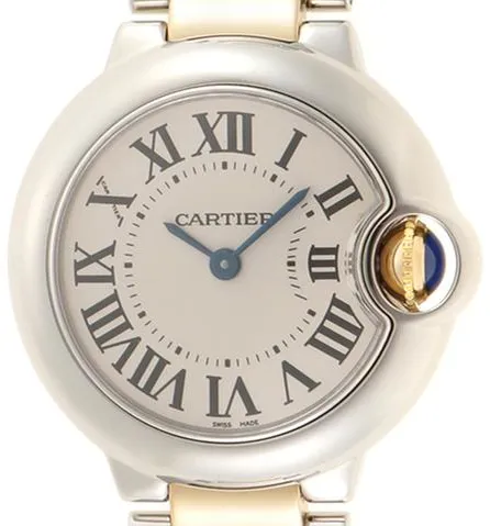 Cartier Ballon Bleu 28mm W69007Z3 28mm Stainless steel White