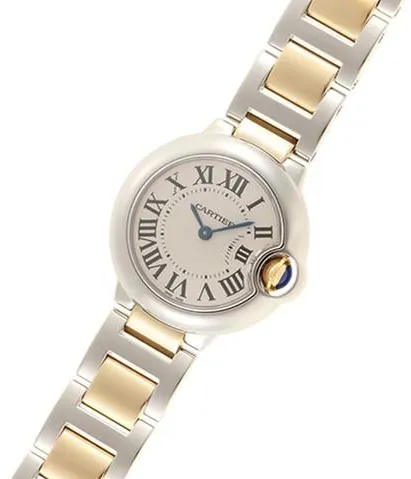 Cartier Ballon Bleu 28mm W69007Z3 28mm Stainless steel White 1