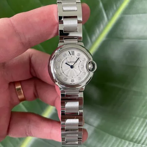 Cartier Ballon Bleu 28mm WE902073 28mm Stainless steel Silver