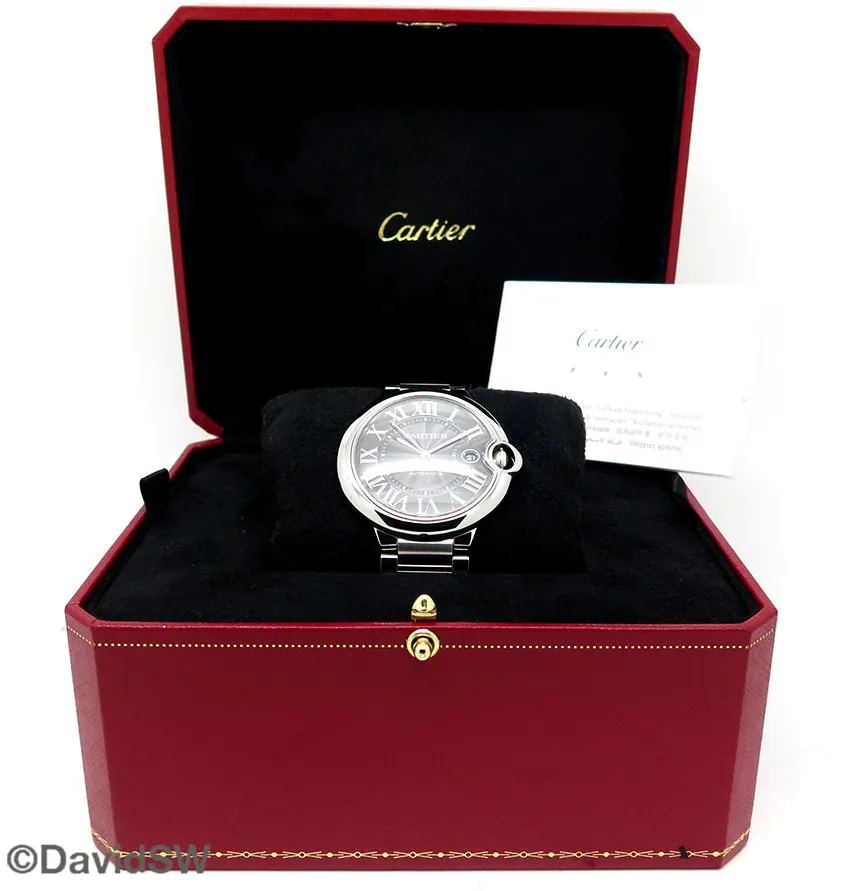 Cartier Ballon Bleu de Cartier W6920042 42mm Stainless steel Black 1