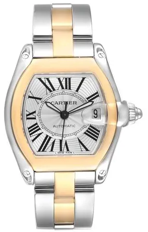 Cartier Roadster w62031y4 38mm Yellow gold and Stainless steel Silver 3