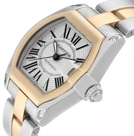 Cartier Roadster w62031y4 38mm Yellow gold and Stainless steel Silver 4