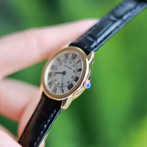 Cartier Ronde Solo de Cartier 29mm Yellow gold Silver 1