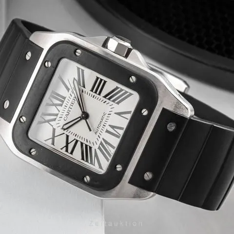 Cartier Santos 100 W20121U2 51mm Stainless steel Silver 1