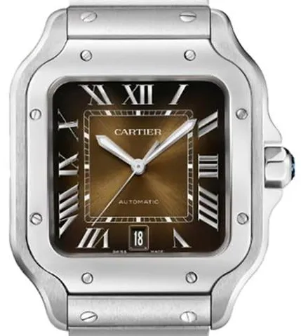 Cartier Santos de Cartier WSSA0064 40mm Stainless steel Brown