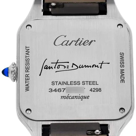 Cartier Santos Dumont WSSA0046 43.5mm Stainless steel Black 2