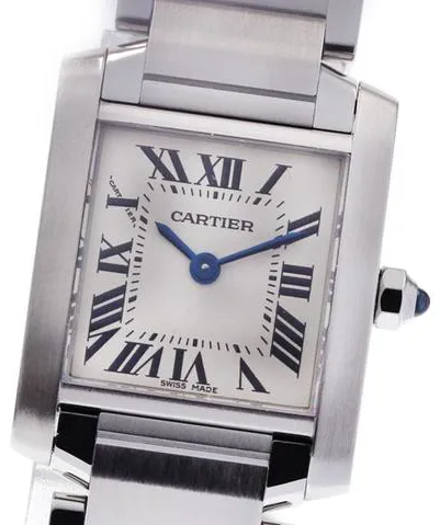 Cartier Tank Française W51008Q3 20mm Stainless steel Champagne