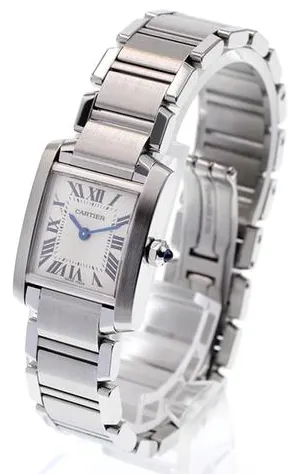 Cartier Tank Française W51008Q3 20mm Stainless steel Champagne 2