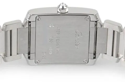 Cartier Tank Française WE1002S3 20mm White gold White 5