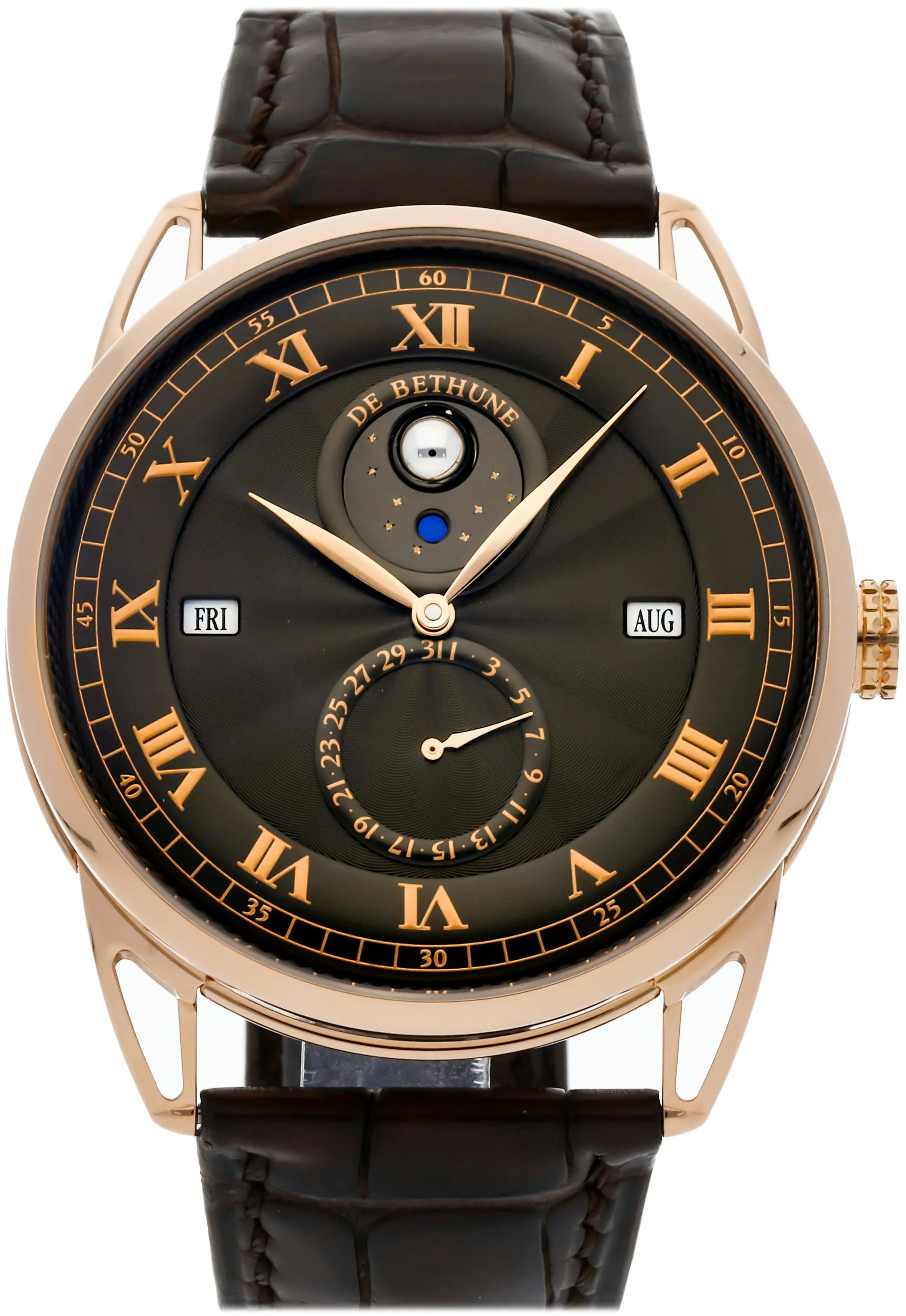 De Bethune DB25 DB25QPARS8R 44mm Rose gold Black