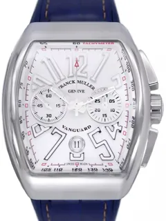 Franck Muller Vanguard V 45 CC DT AC BC Stainless steel White