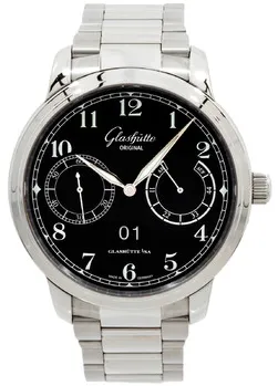 Glashütte Senator Observer 100-14-07-02-70 44mm Stainless steel Black