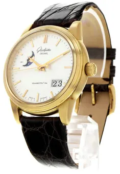 Glashütte Senator Panorama Date 3941031104 39mm Rose gold White 1