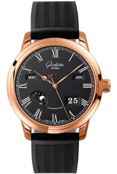 Glashütte Senator Perpetual Calendar 100-02-25-05-04 42mm Rose gold Black